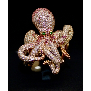 Bond Girl Octopus Ring