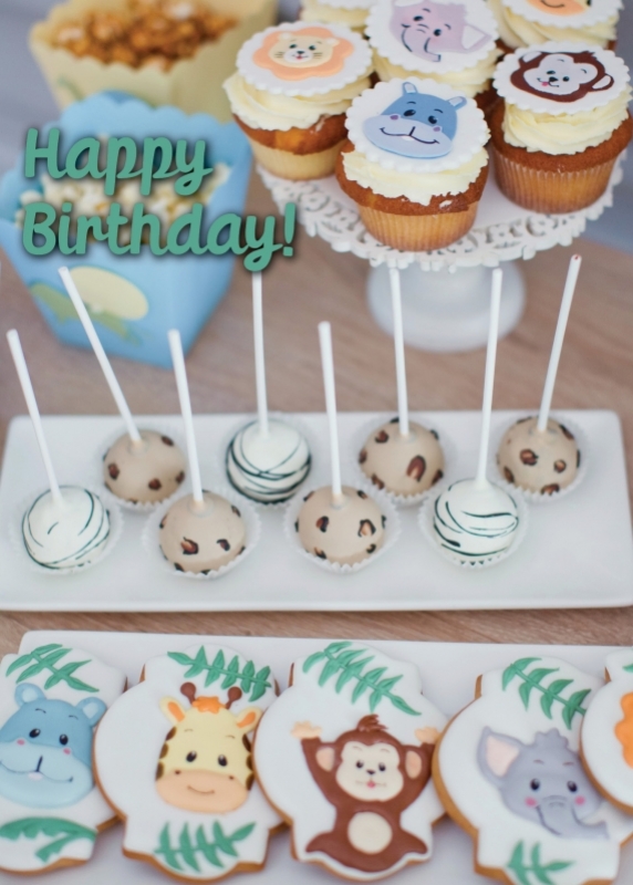 Animal cupcakes